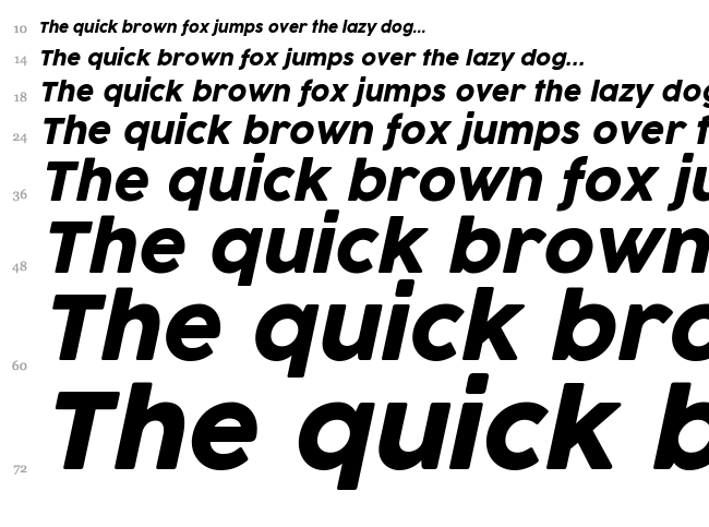Cocogoose font waterfall